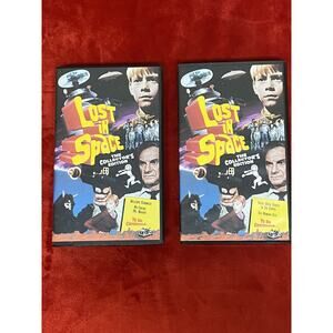 2 LOT Lost In Space VHS The Collectors Edition 1995 4 Episodes (2 On Each Tape)